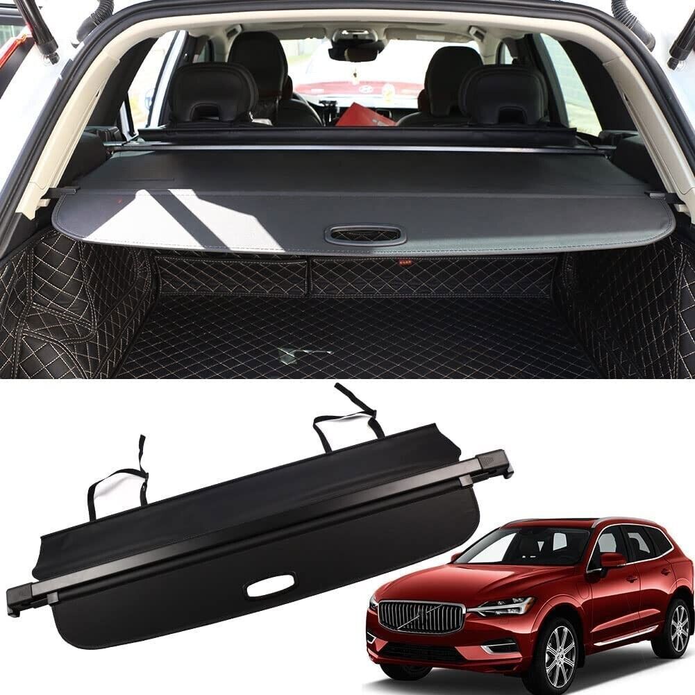 for Volvo XC60 2018-2023 Rear Trunk Security Cargo Cover Luggage Security Shield
