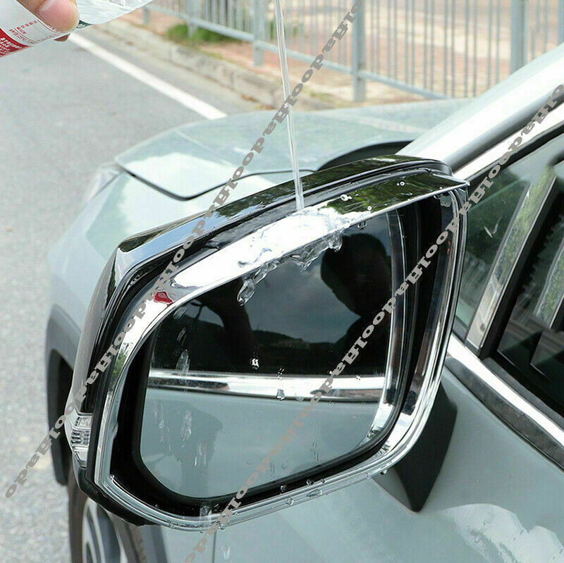 Chrome Rearview Mirror Rain Eyebrow Cover Trim for Toyota Highlander 2020-2023