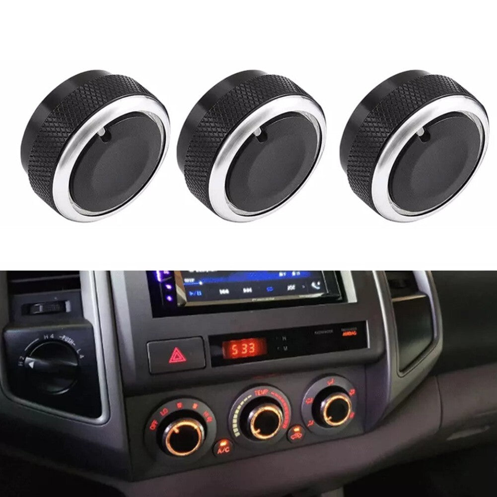 Stylish 3Pcs Switch Knob for Toyota For Tacoma Perfect Fit and Functionality