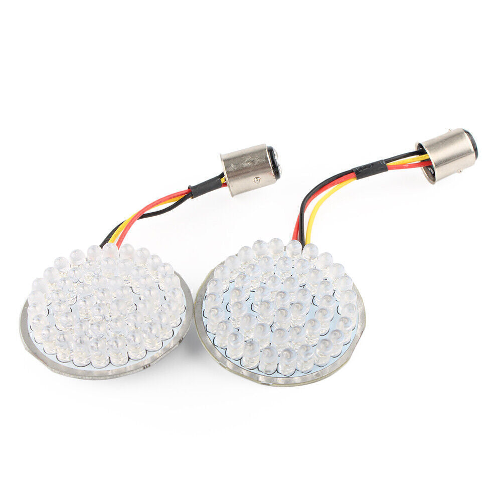 2 Style LED Turn Signal Light Insert Bulb Fit for Harley Touring Cafe Racer