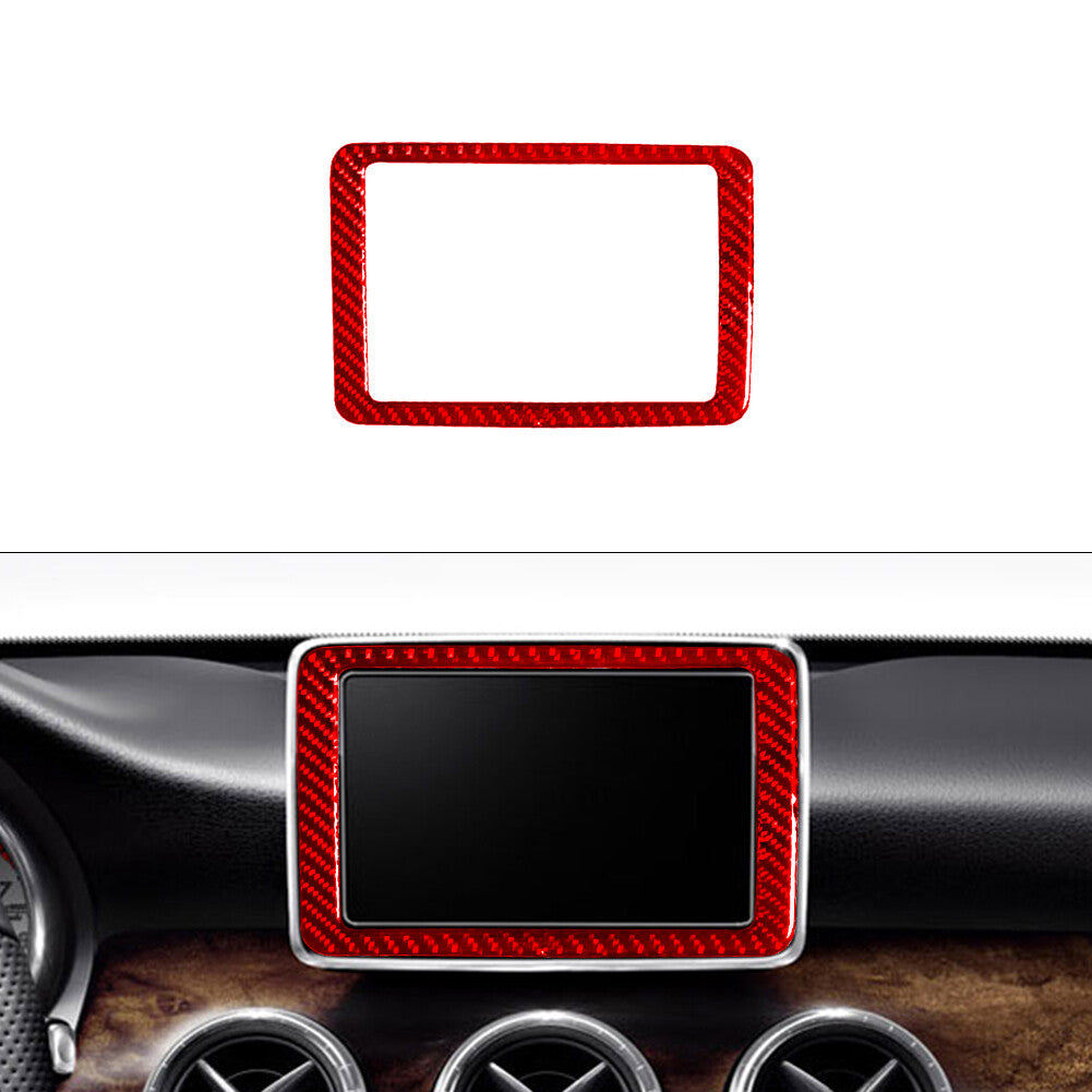 Red Carbon Fiber HUD Trim Type-C for Mercedes-Benz CLA 2014-2018/GLA 2015-18