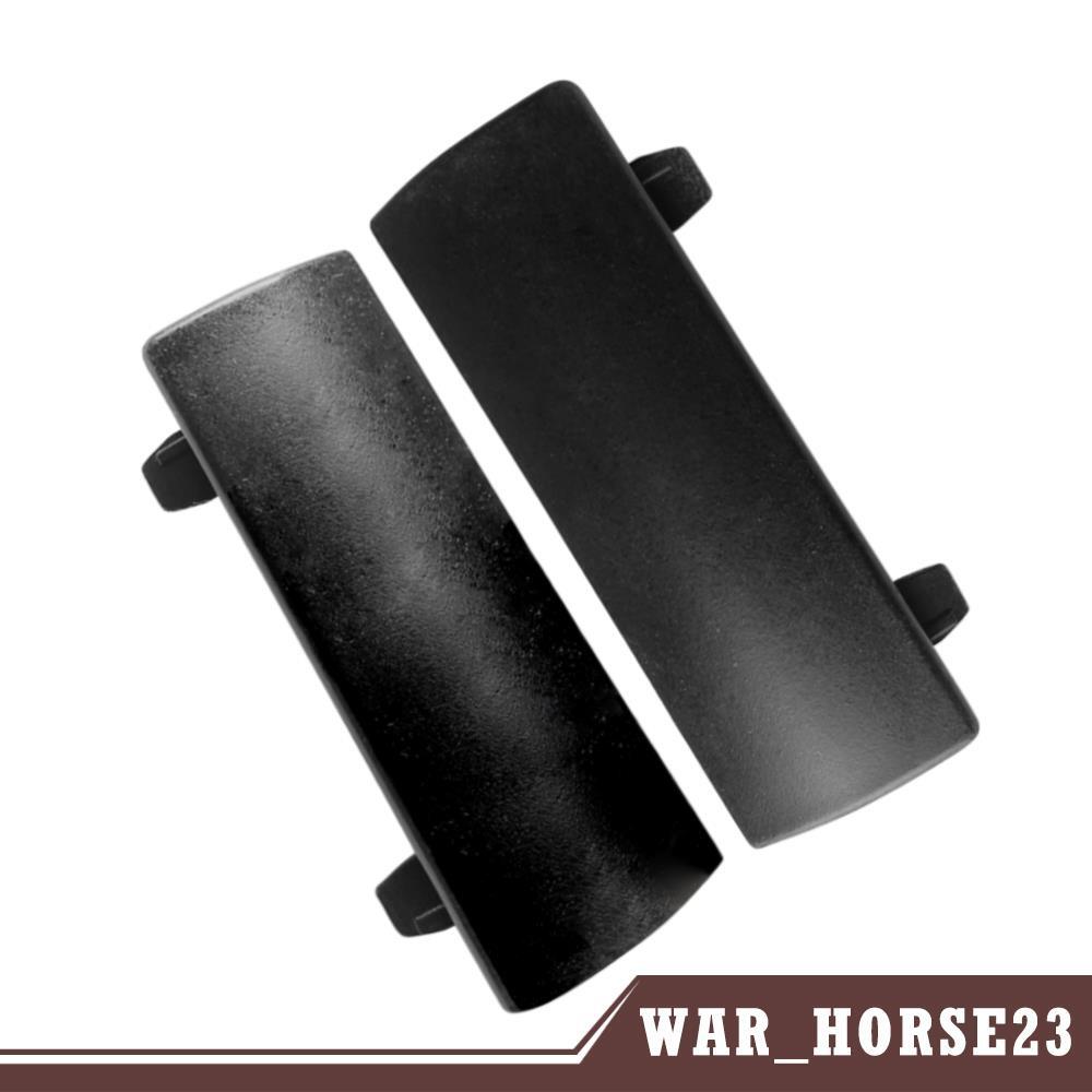 Fits For E-Class W212 2Pcs Front Left Right Side Lower Jack Hole Cover Black
