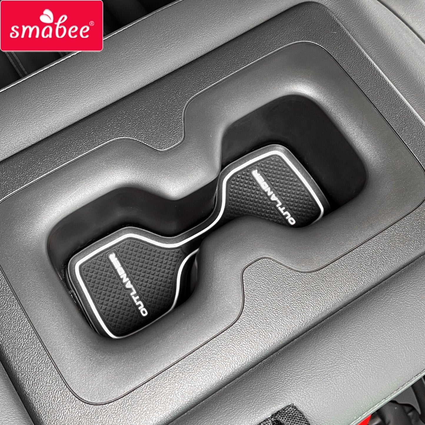 for Mitsubishi Outlander 2023 + Car Gate Slot Mat Door Cup Pad Accessories WHITE