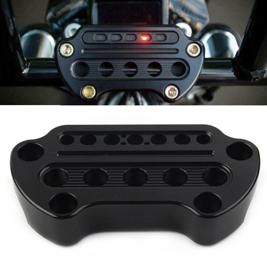 Indicator Handlebar Top Clamp for Harley Sportster 1995-up Dyna 06-up Motorcycle