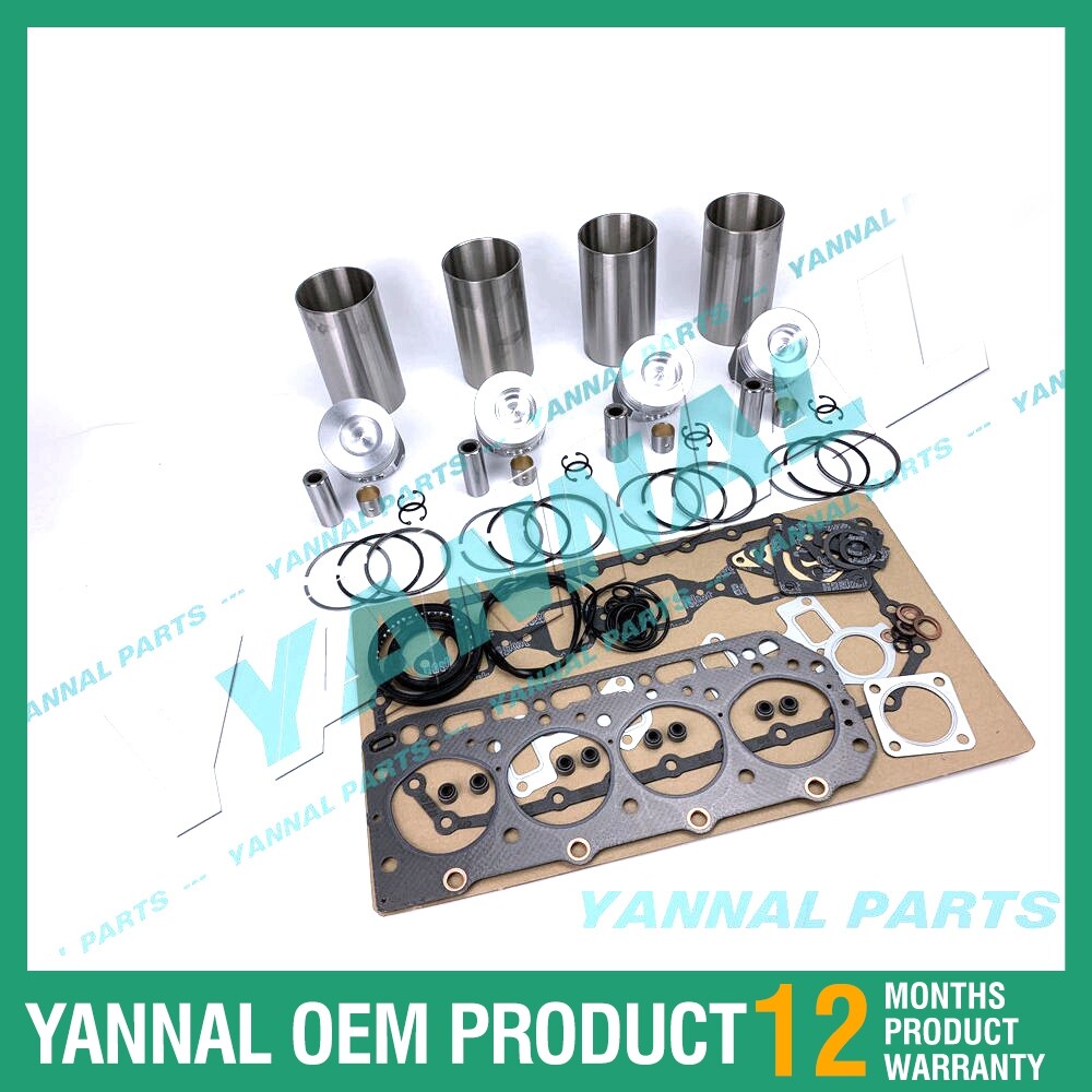 4TNA78 Overhaul and Rebuild Kit with Complete Gaskets for Yanmar Diesel Engines