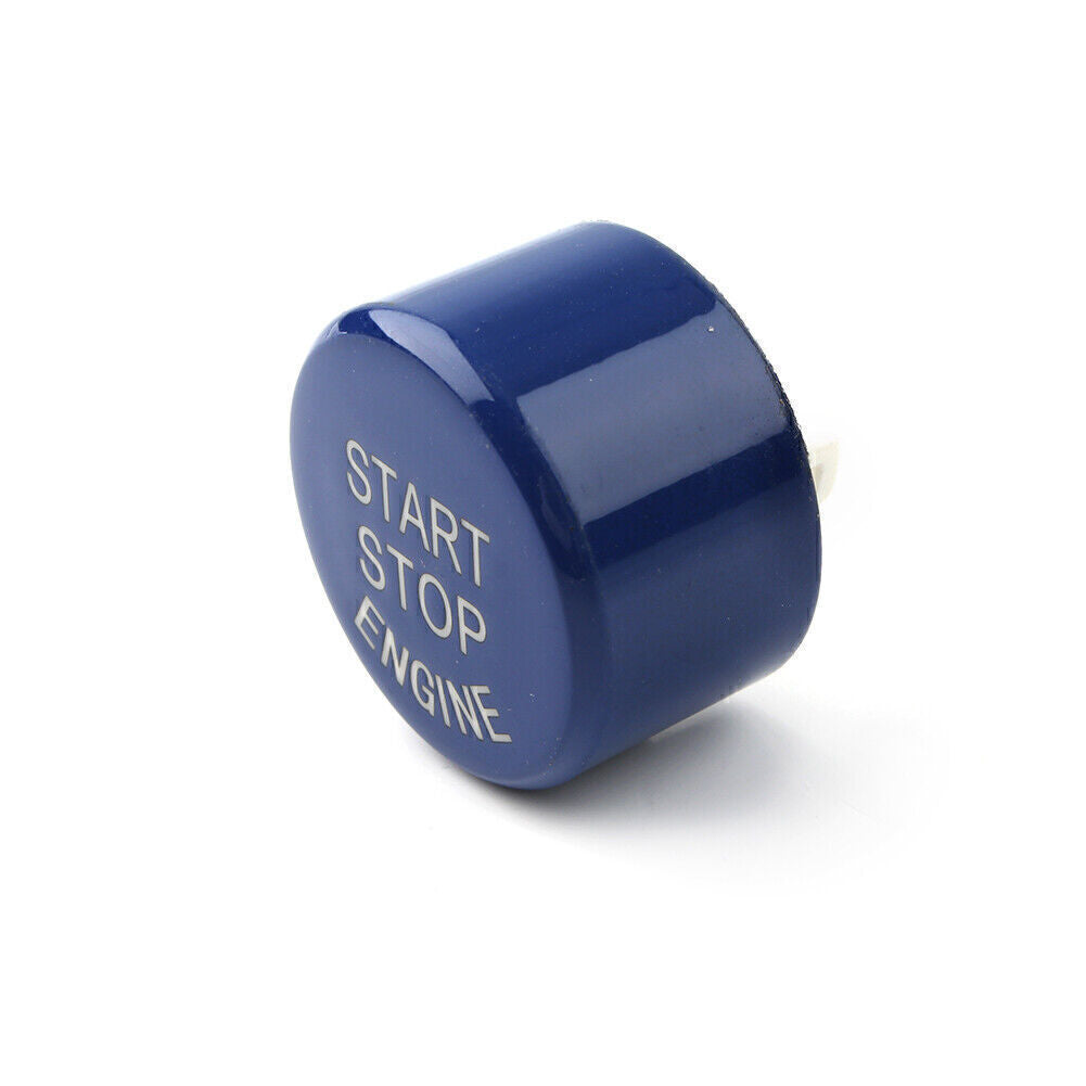 Engine Start Stop Button Cover Trim Blue ABS Fit for BMW 5 Series G30 G Chassis