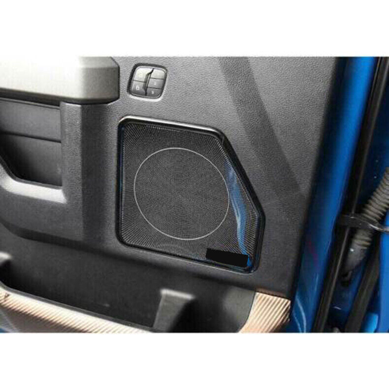 for Ford F-150 2015-20 Black Titanium Inner Door Speaker Frame Cover Trim