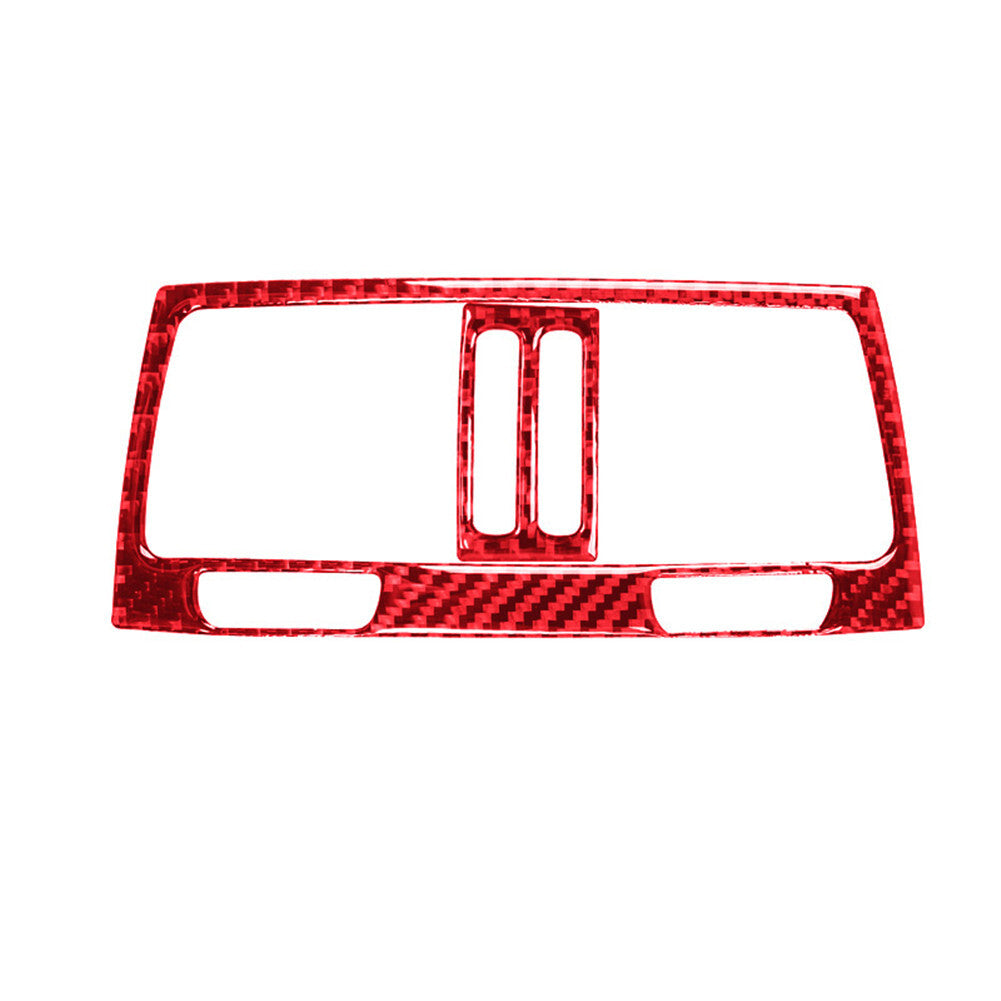 Red Carbon Fiber Rear Vent Outlet Frame Cover for BMW X5 E70 X6 E71 2008-2013 A
