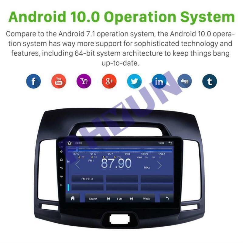 for Hyundai for Elantra 2007-11 Android 10 Stereo Radio WiFi GPS Multimedia Player