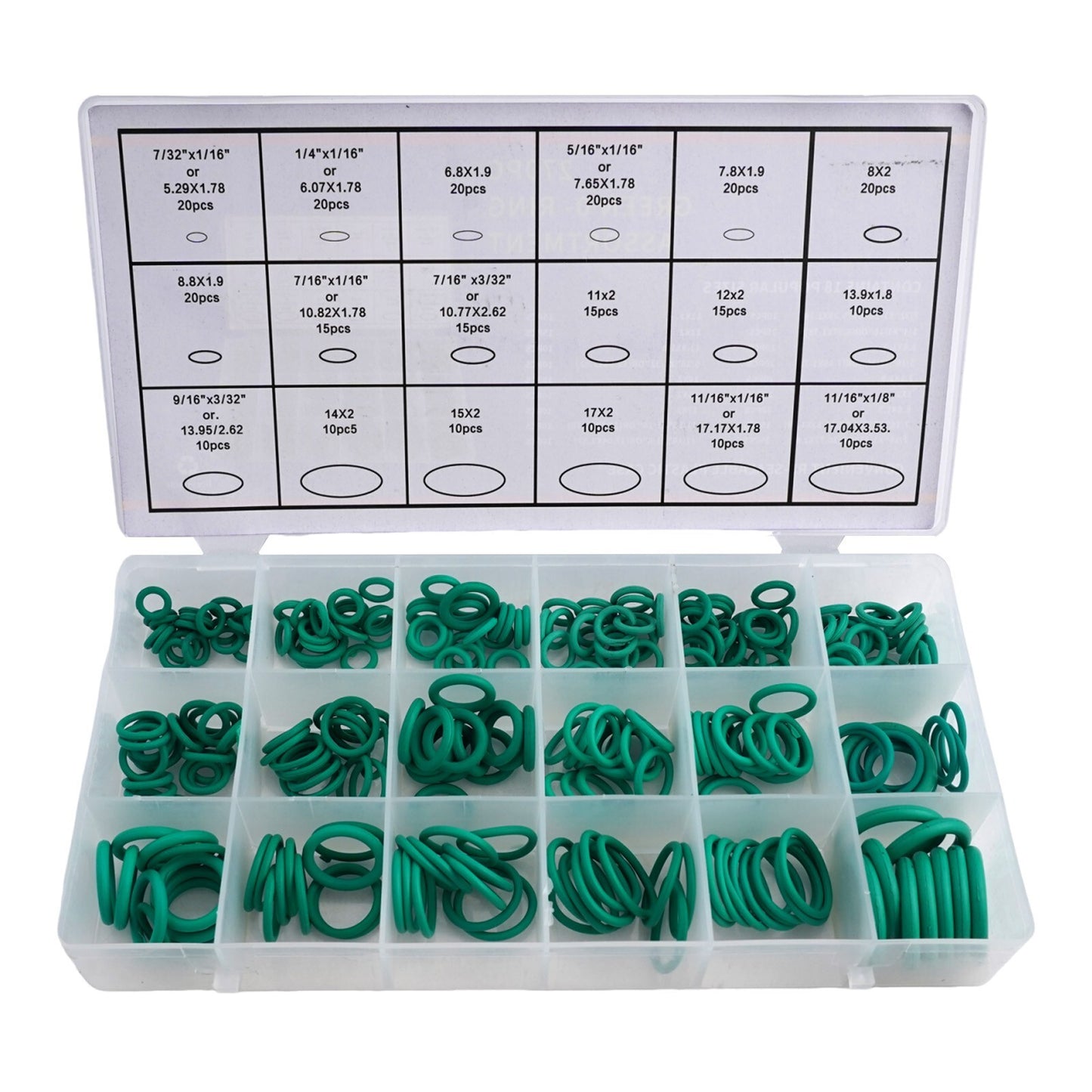 Ring Set for Car Air Conditioning 270 PCS O Rings HNBR Material