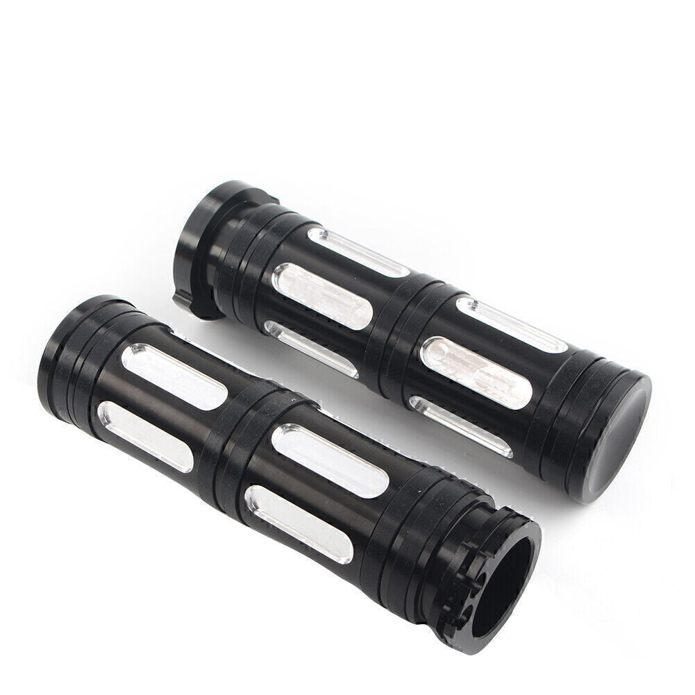 CNC 1 Lenker Handgriff f¨¹r for Harley Sportster Dyna Softail Road King Schwarz