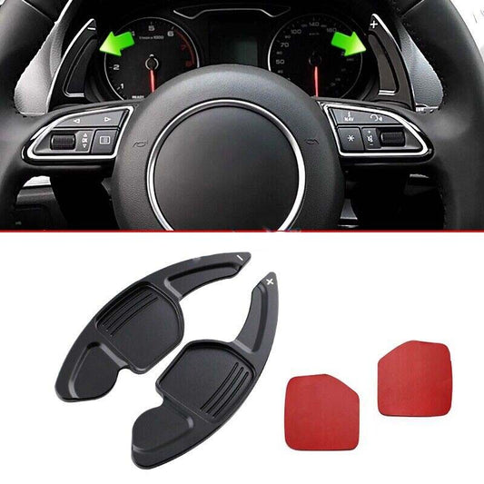 Steering wheel circuit paddle shifter for Audi A3 for A4 B8 for A5 for A6 A7 Q3 Q5 TT black