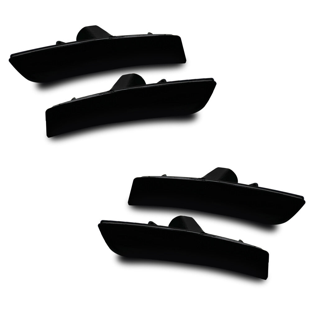 Suitable for 16-18 for Chevrolet Camaro front and rear smoked lens side marker covers, 4 pieces