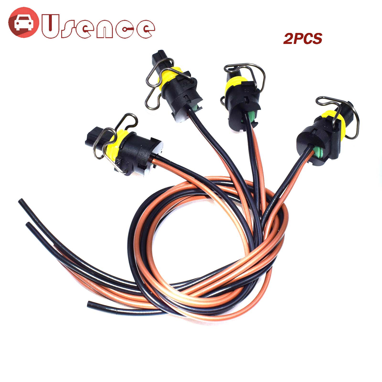 4PCS VGT Solenoid IPR Pigtail Connector for Ford 6.0L F250