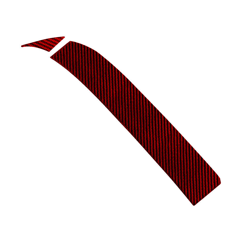 2X Red Carbon Fiber Passenger Dashboard Cover Trim for Toyota Matrix 2009-2014