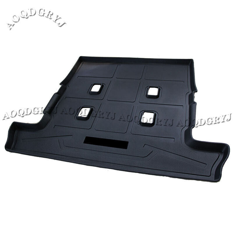 for LEXUS LX570 2016-2021 Car Black Inner Rubber Rear Cargo Trunk Floor Mat Pad