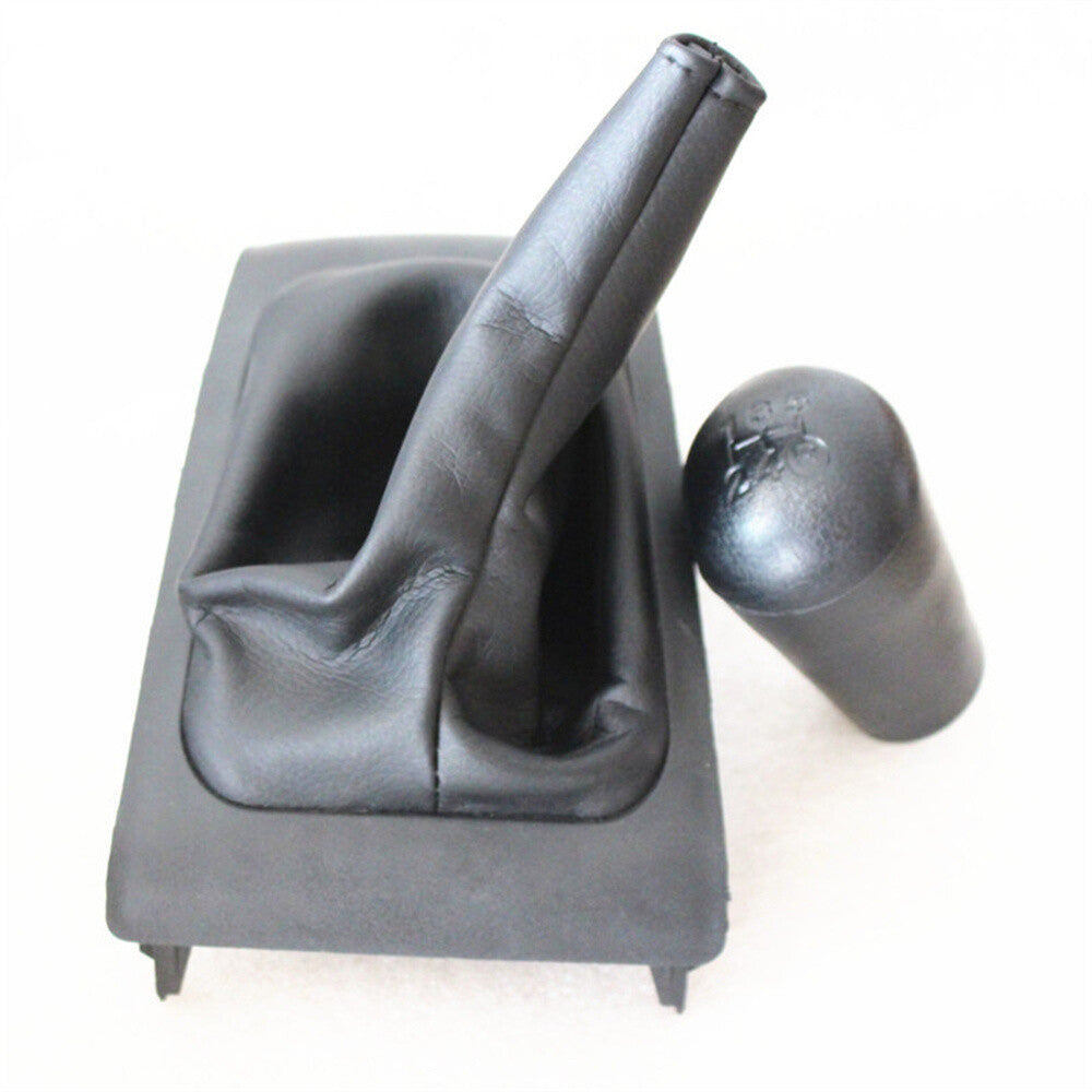 PU Leather 5 Speed Manual Gear Shift Knob + Shifter Boot for Toyota 05-12 Tacoma