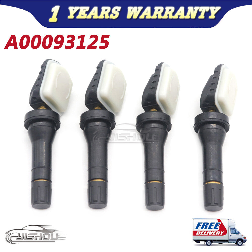 4 Tire Pressure Sensor TPMS A00093125 For Beijing RUBIK BAIC BJEV EU5 EU7 433MHz