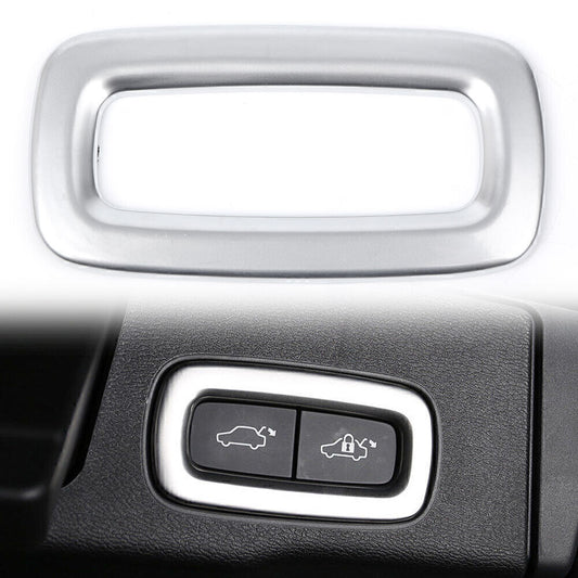 Tailgate Door Rear Trunk Switch Frame Silver for Volvo XC60 2018 / XC90 2015-18