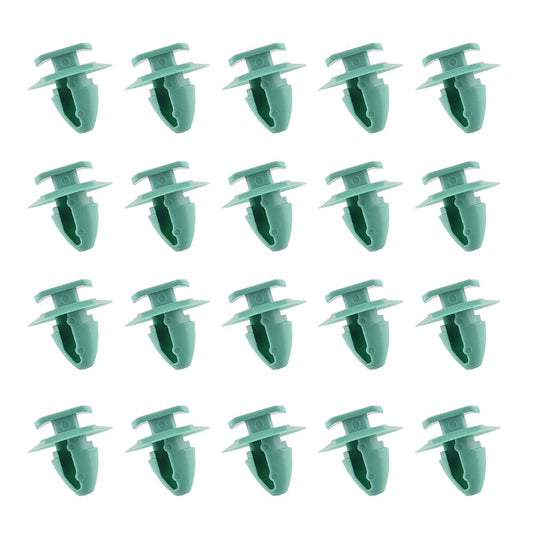 Car Wheel Arch Fender Flare Molding Trim Retainer Clip Green Fastener Clamp 20pc