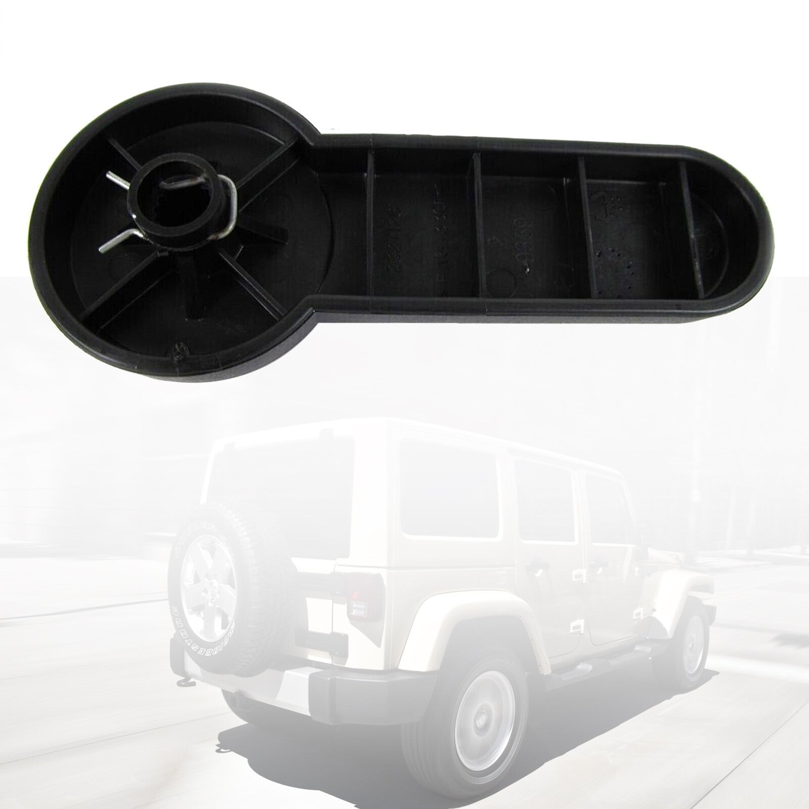 Black Front Left for Seat Recliner Handle 1FL44DX9AB for Jeep for Wrangler 2011-2017 US