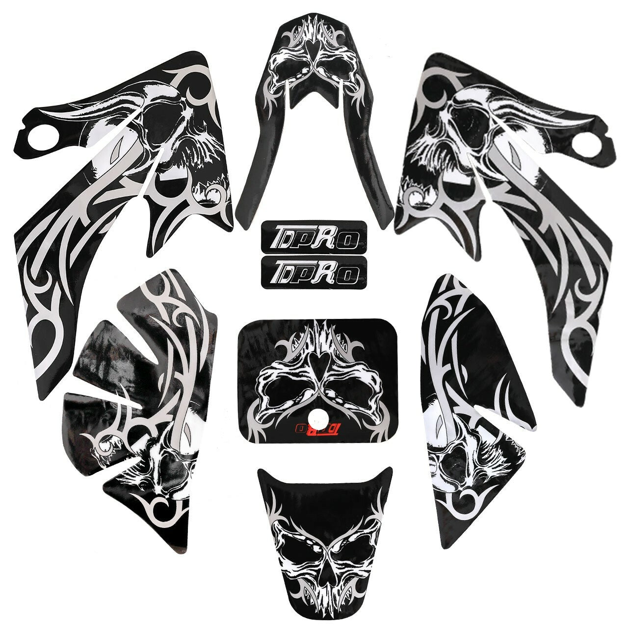Decal stickers/graphics for CRF50 XR50 plastic pit bikes SSR 70cc 110cc 125cc