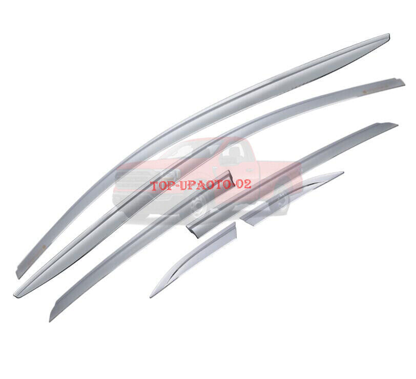 for Cadillac SRX 2010-2016 all Chrome Window Visors Sun Rain Guard Deflectors