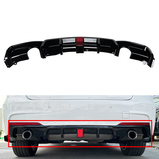 Rear Bumper Protector Spoiler Lip for BMW 3 Series F30 F31 F35 M Sport 2012-2019