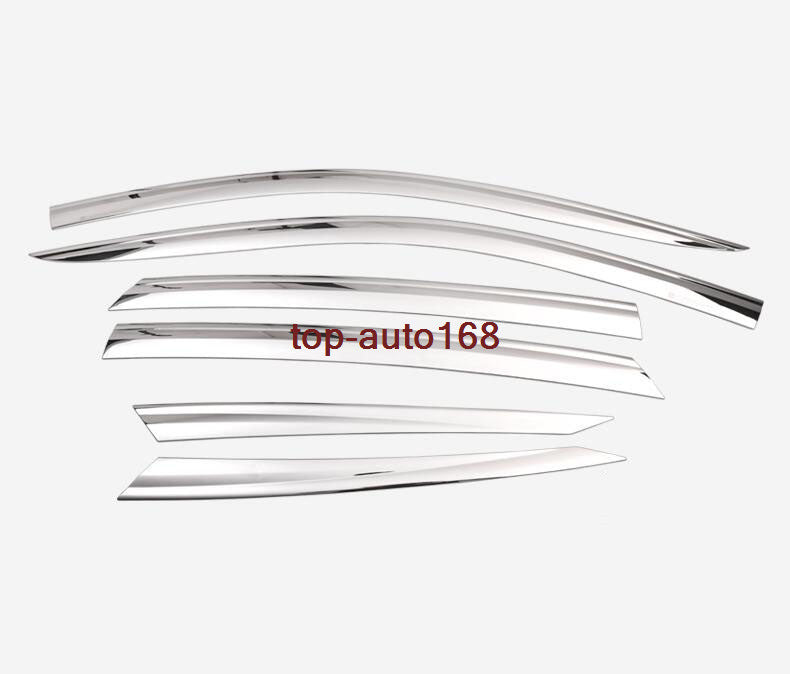 for Benz GLC-Class Coupe 17-23 Chrome Window Visor Sun Rain Guard Vent Deflector