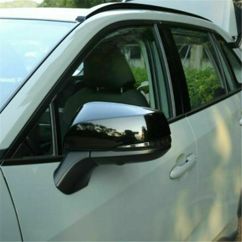 for Toyota Highlander 2020-2023 Bright Black Side Door Rearview Mirror Cover cap