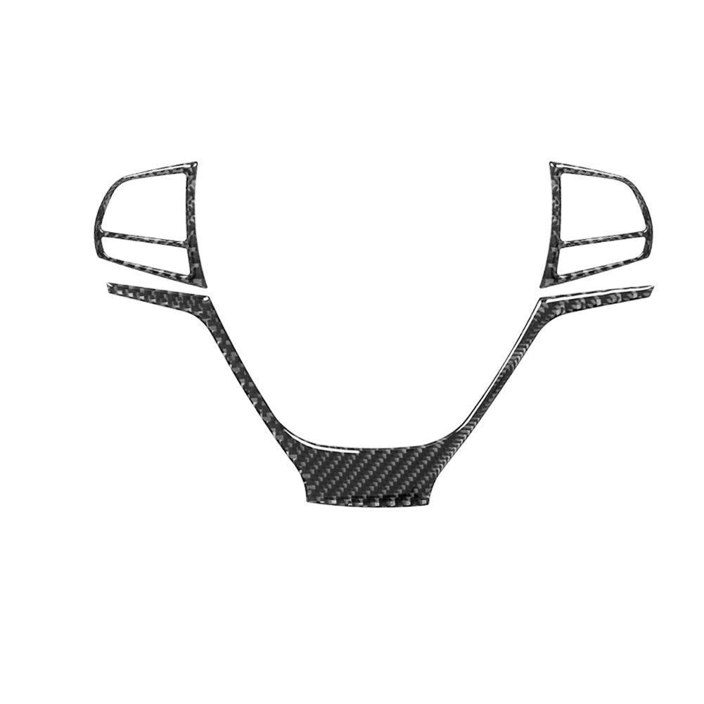 Carbon Fiber Interior Steering Wheel Cover Trim for Bmw X3 F25 X4 F26 2011-2017