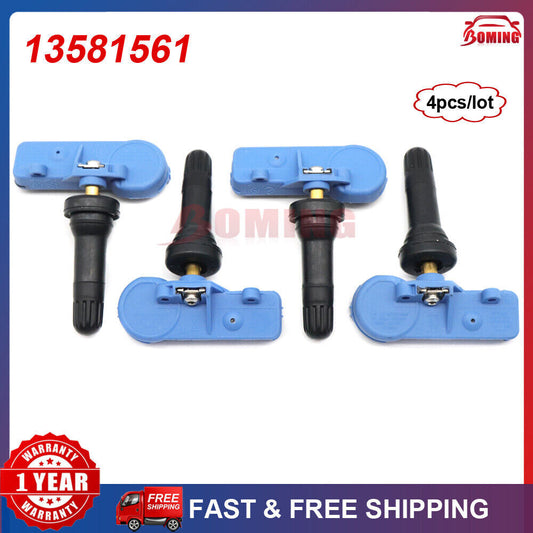 4x 13581561 TPMS tire pressure sensors for Chevrolet for GMC and for Cadillac for BUICK (model 20922901)