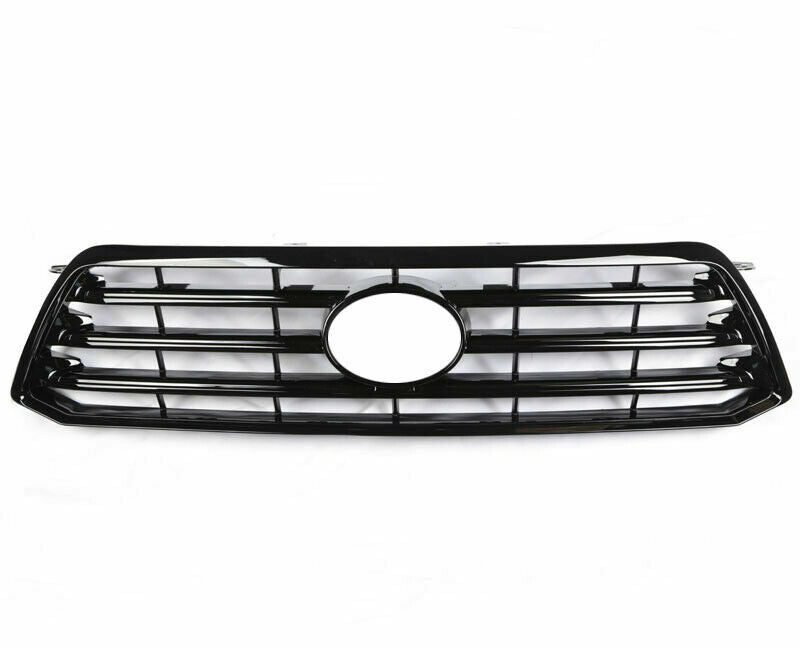 Glossy Black Front Bumper Grille Grill Replacement For Highlander 2008 2009 2010