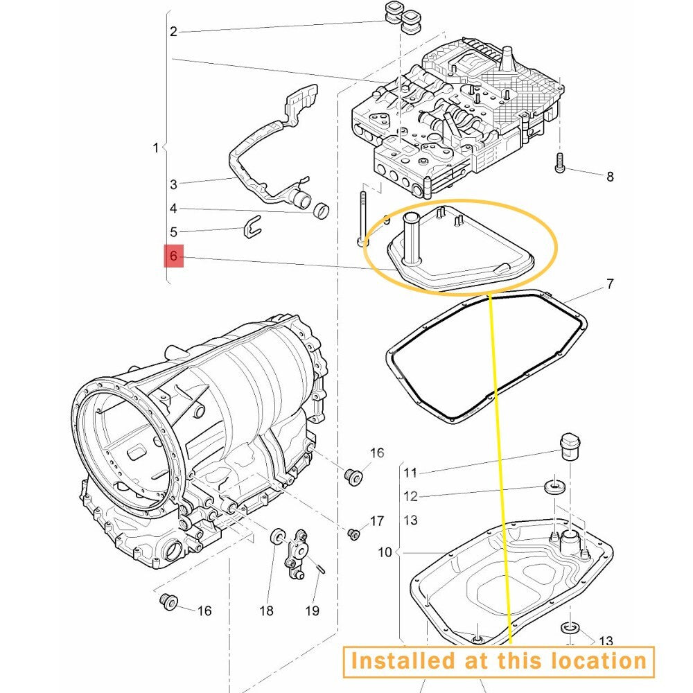 Equipment Manufacturer  for Bentley GT Automatic Transfer Hydraulic Filter: 0B63429