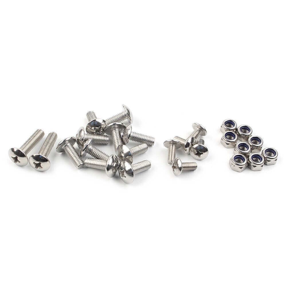 25 Piece Fender Bolt Screw Nut Mount Kit Plastics Hardware for Yamaha Banshee
