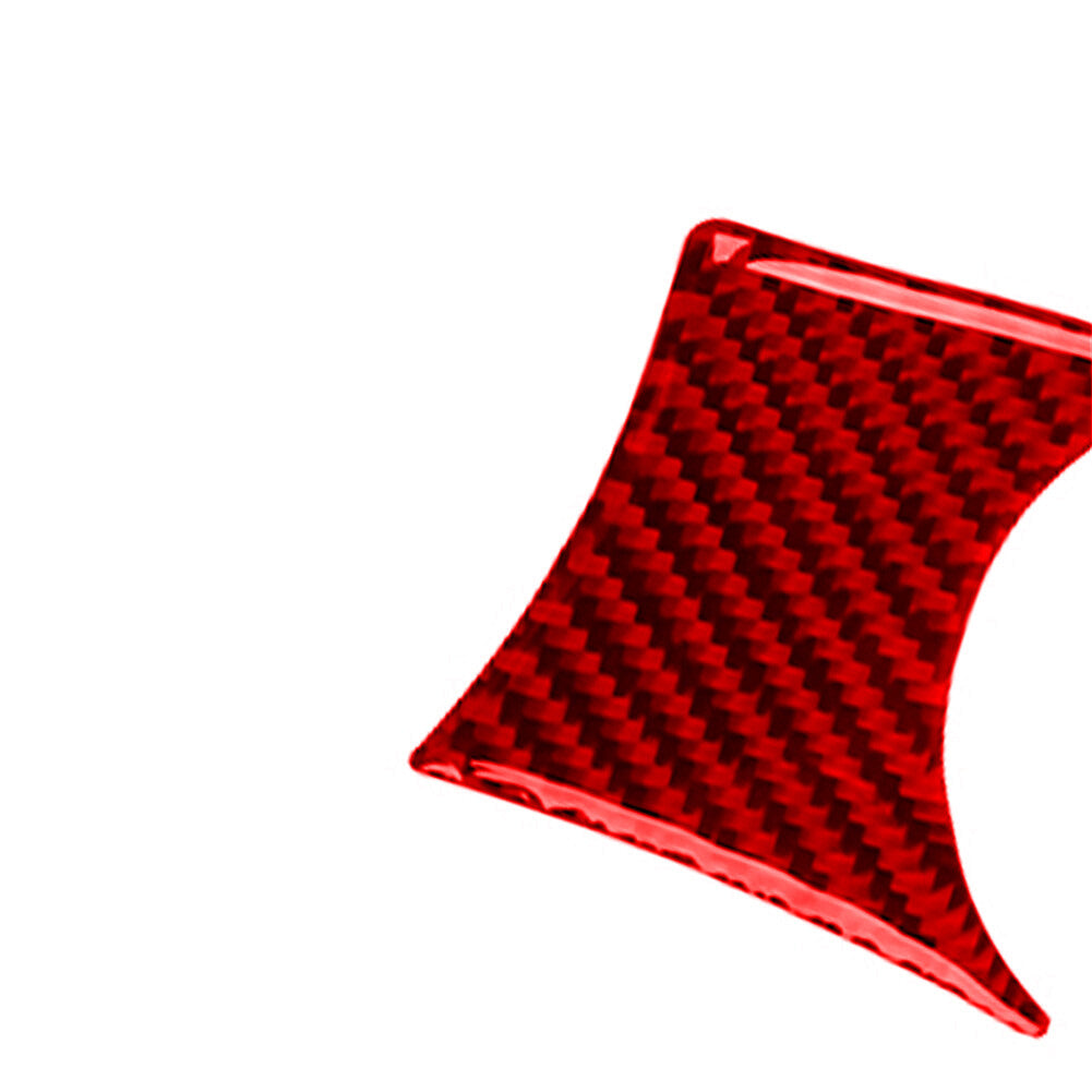 Red carbon fiber interior start button trim for Mercedes-Benz M-Class 2006-2011