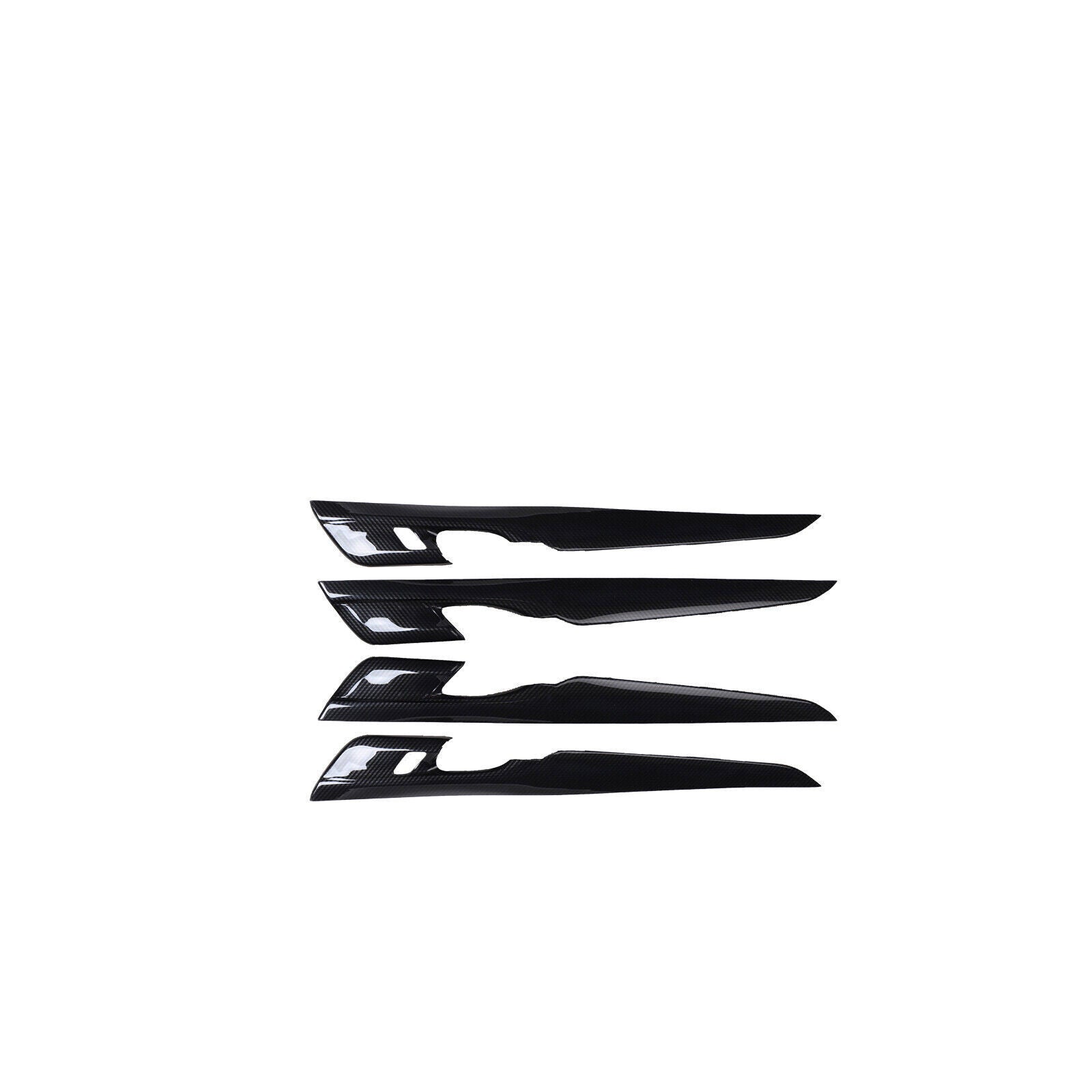 for BMW X5 F15 2014-2018 ABS Carbon Fiber Inner Door Panel Molding Trim Cover 2X