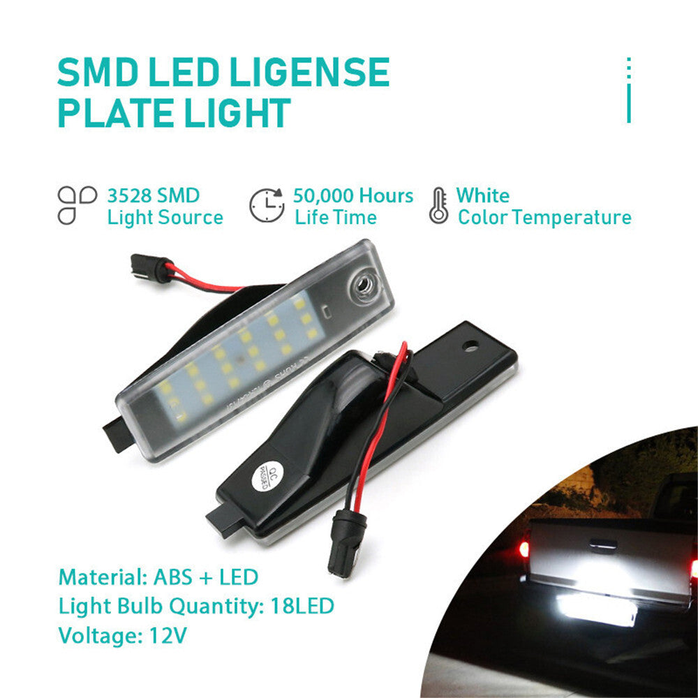 Rear LED Number License Plate Light Lamp for Toyota Kluger/Highlander GSU4 2007~