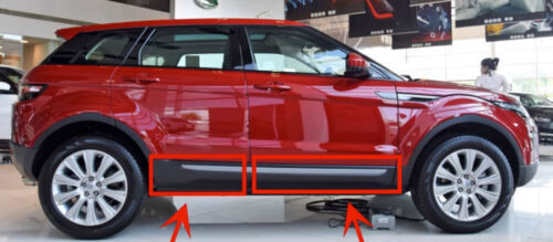 for Range Rover Evoque 2012-2019 Exterior Door Panel Trim Side Skirts Matte Grey
