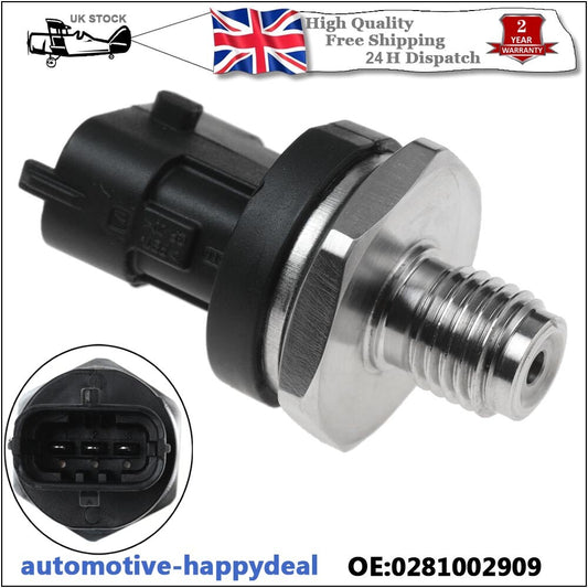 FUEL RAIL PRESSURE SENSOR for OPEL for VAUXHALL MOVANO 2.3 VIVARO 2.0 CDTI 2006-ON