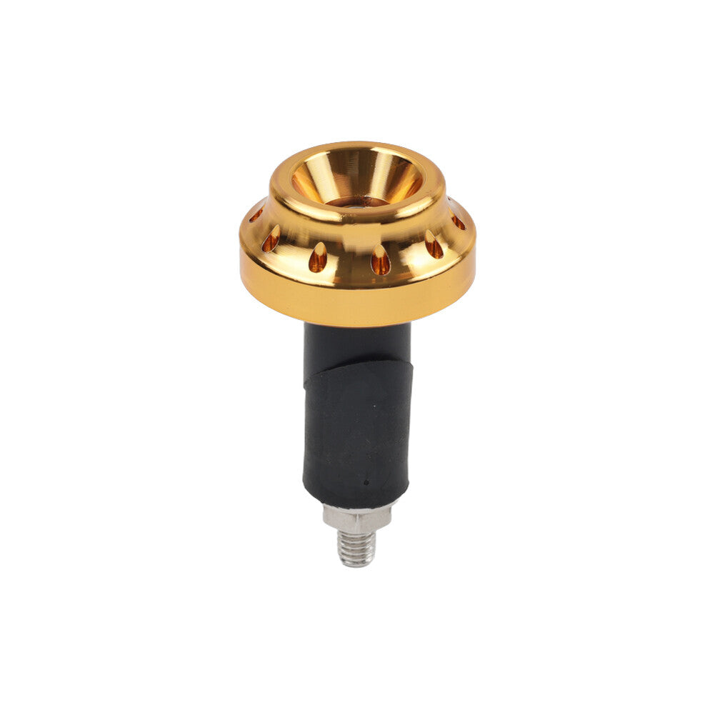 Motorcycle 7/8 1 Handlebar Grips Handle Bar End Cap Silder Plug Gold