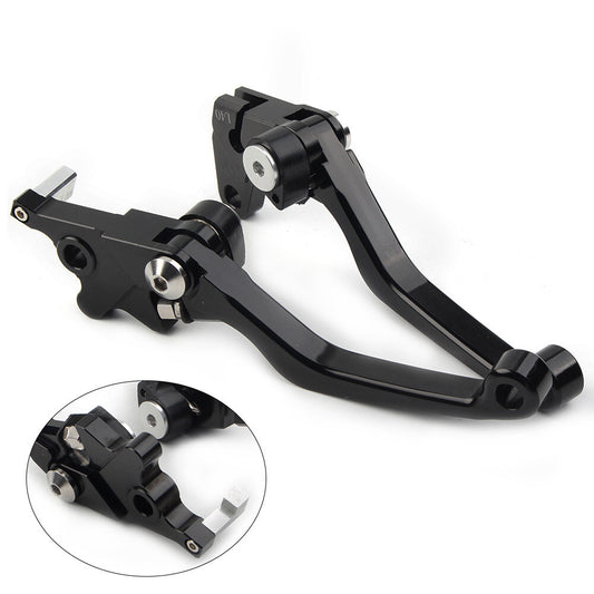 Black CNC Pivot Clutch Brake Levers Handle For 2000-22 for Suzuki DRZ400S DRZ400SM