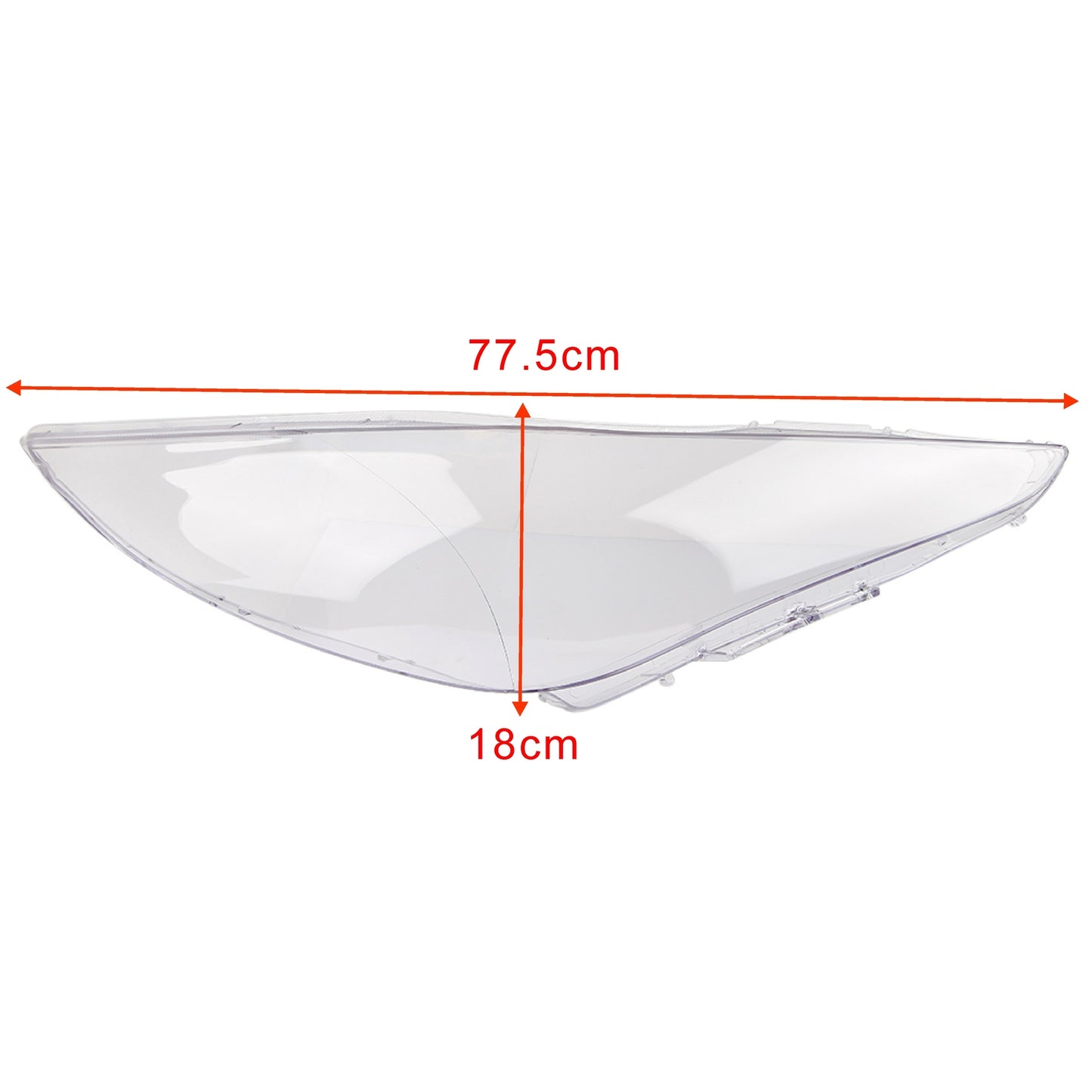 2-piece headlight lens cover transparent lens cover suitable for Hyundai Sonata 2011-2014