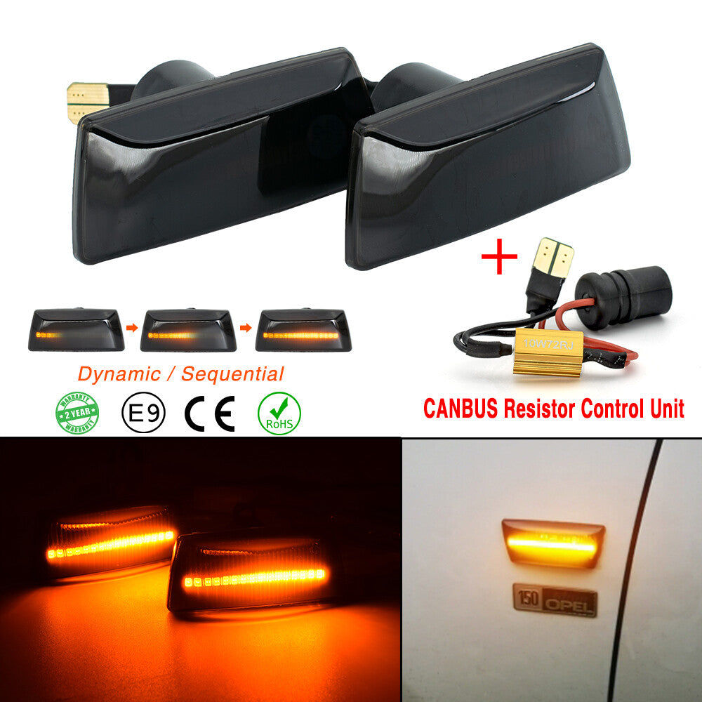 Dynamic LED Side Indicator Repeater Lamps for Holden Astra Zafira Barina / for Cruze