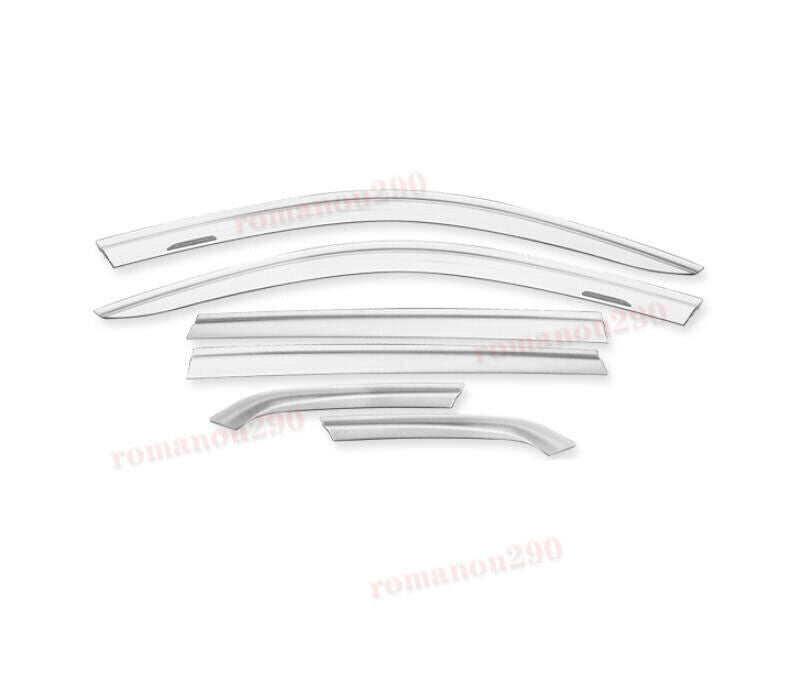 for BMW X3 2018-2024 silver Window Visor Vent Sun Shade Rain Guard Shield trim