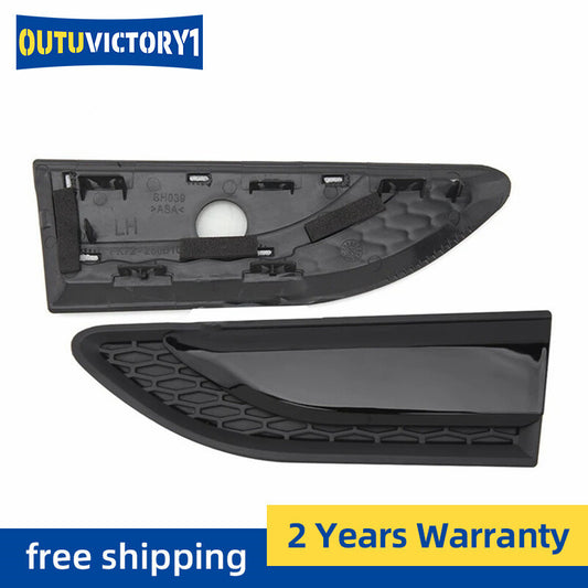 A pair of Fender grille accents in black Louver fits the for Land Rover Discovery Sport 2015-21