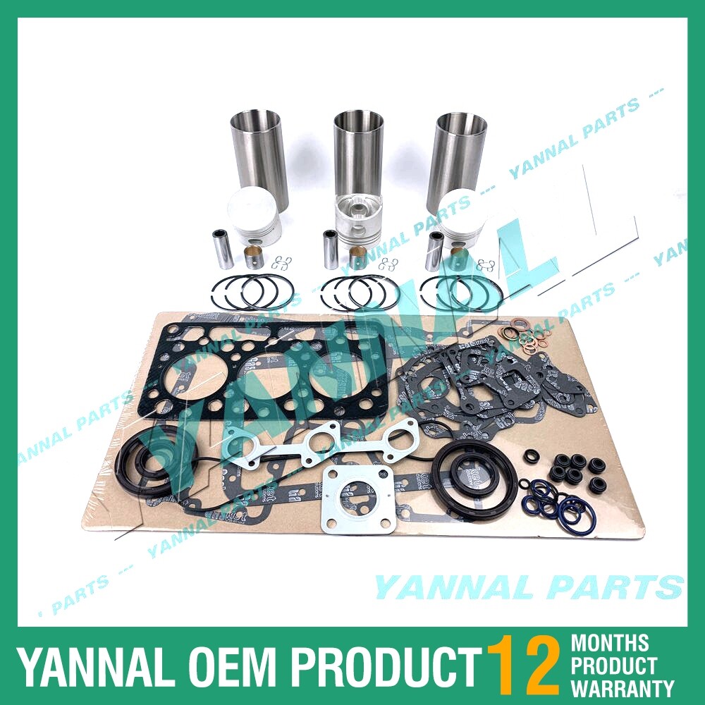 D750 Overhaul and Reconstruction Kit with Complete Gaskets for Kubota Diesel Engines