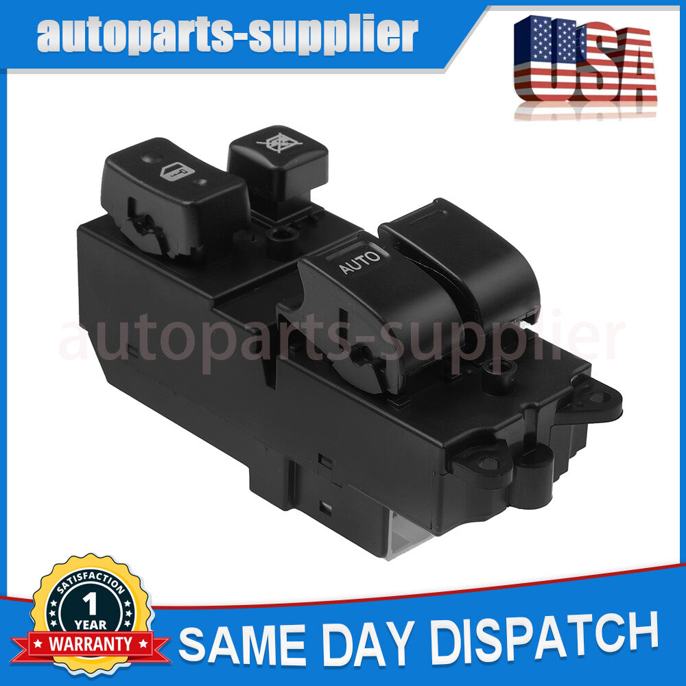 New power window master switch compatible with 1989-2000 for Toyota T100 Tacoma pickup trucks.