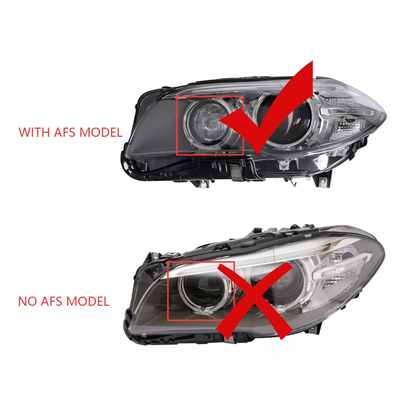 for BMW 5 Series F10 F11 2014- 2017 Xenon HID W/AFS Headlight Assy Left Driver