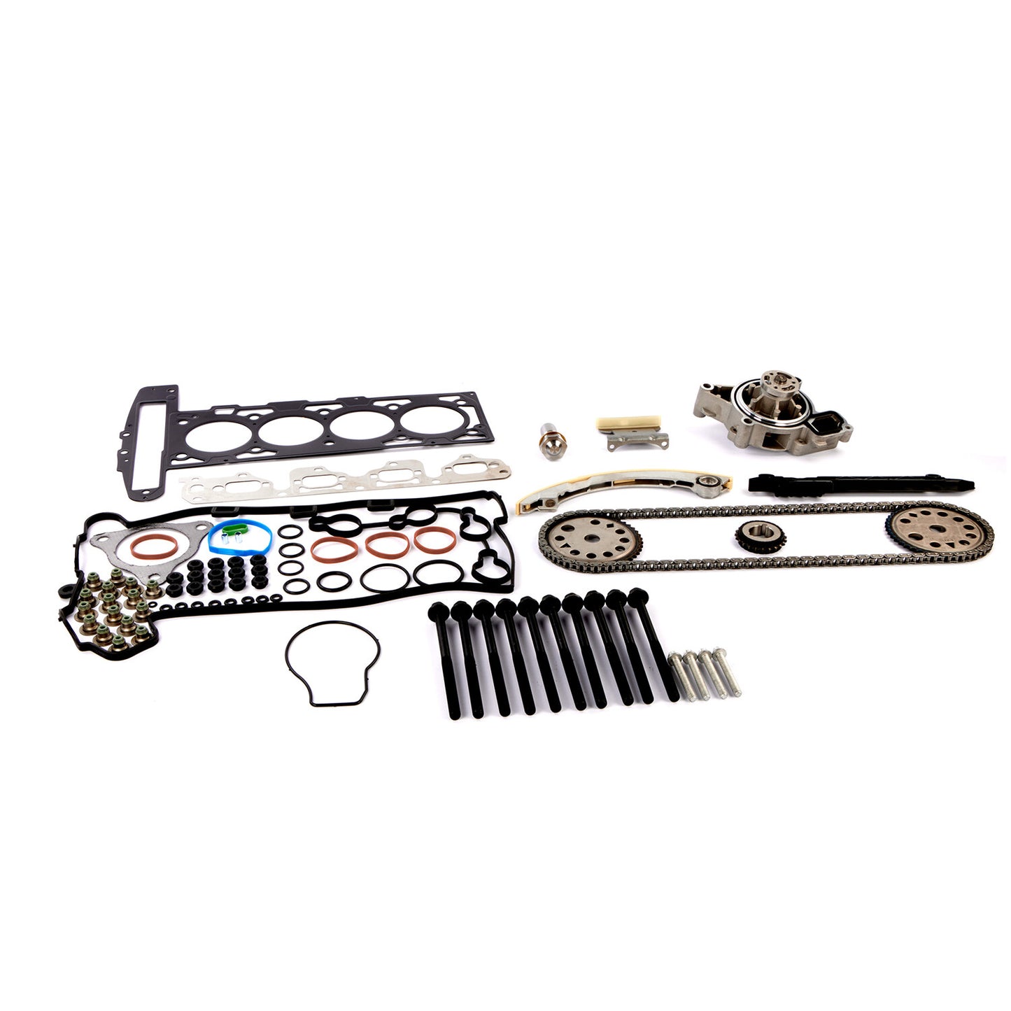 Head Gasket Bolts Timing Chain Kit Water pump For 07-08 for Chevrolet G5 HHR 2.2L
